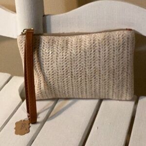 Bridal Bridesmaids clutch wristlet cream ivory beach wedding accessory